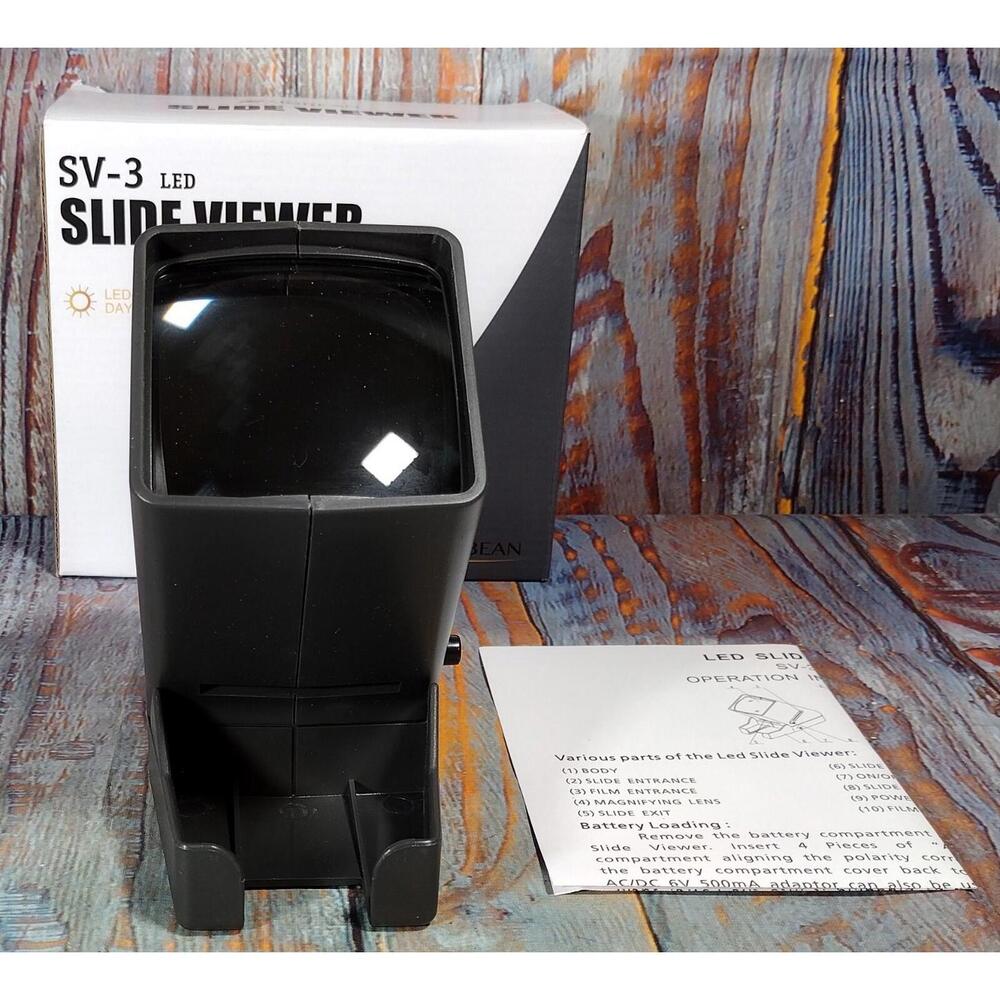 SV-3 LED Slide Viewer with‎ 3X Magnification and LED Daylight - Picture 9 of 16